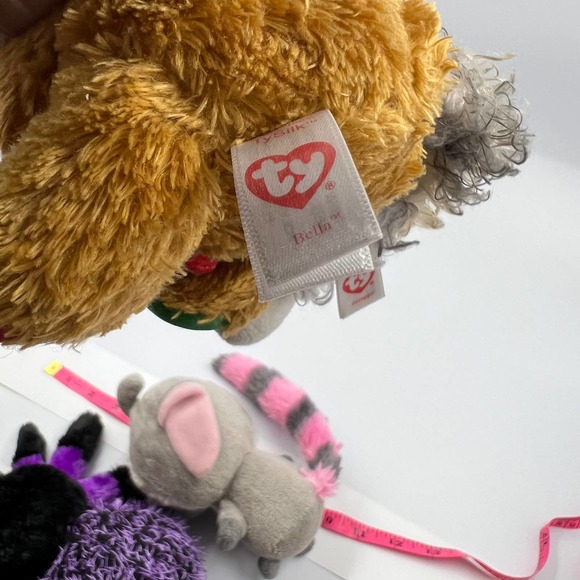 TY Beanie Boo Big Eyes Plush Bella Creeper Scrappy Yoohoo Lemur 7 Inch Lot 4 - Picture 4 of 9